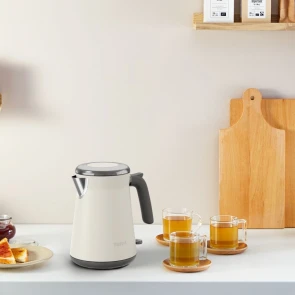 Електрочайник Tefal Collection 1.68л, Strix, нерж. сталь, бежевий №3