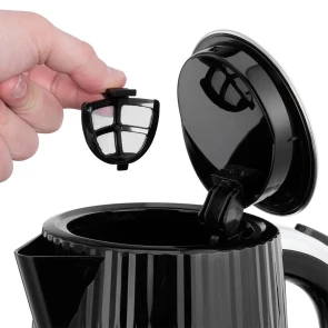 Электрочайник Russell Hobbs Eden, 1.7л, нержавеющая сталь, пластик, черный №13