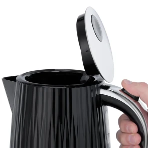 Электрочайник Russell Hobbs Eden, 1.7л, нержавеющая сталь, пластик, черный №14