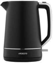Електрочайник ARDESTO 1.7л, Otter, пластик, чорний матовий