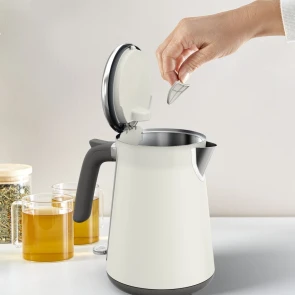Електрочайник Tefal Collection 1.68л, Strix, нерж. сталь, бежевий №5