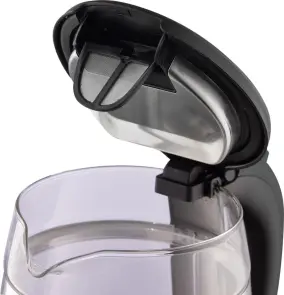 Электрочайник Gorenje 1.7л, 2,200 Вт, strix контроль, стекло, черный №5
