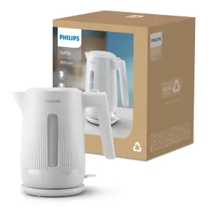 Электрочайник Philips Series 3000, Strix, пластик, белый №13