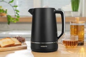 Электрочайник ARDESTO 1.7л, Otter, пластик, черный матовый №3