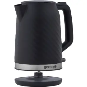 Электрочайник Gorenje 1.7л, Strix контроль, черный матовый №7
