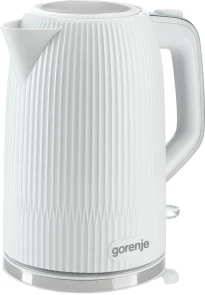 Электрочайник Gorenje 1.7л, Strix-контроль, белый матовый №12
