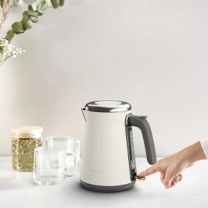 Електрочайник Tefal Collection 1.68л, Strix, нерж. сталь, бежевий №8