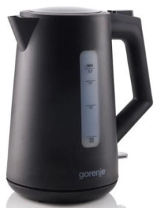 Электрочайник Gorenje 1.7л, Strix контроль, черный матовый №1