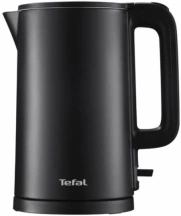 Электрочайник Tefal Thermo Protect, 1.5л, пластик, нержавеющая сталь, черный