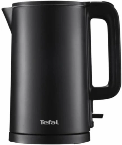 Електрочайник Tefal Thermo Protect, 1.5л, пластик, нержавіюча сталь, чорний №1