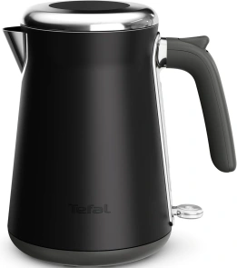 Електрочайник Tefal Collection 1.68л, Strix, нерж. сталь, чорний №1