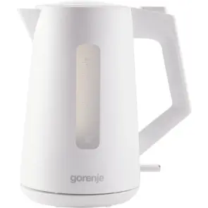 Електрочайник Gorenje 1.7л, Strix контроль, білий матовий №2