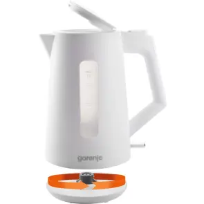 Електрочайник Gorenje 1.7л, Strix контроль, білий матовий №6
