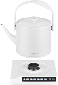 Электрочайник Catler 0.6л, Strix, заварник, нерж. сталь, поддержание температуры, смысл. руковод., белый №3