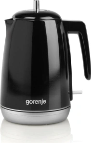 Электрочайник Gorenje 1.7л, Strix контроль, черный №2