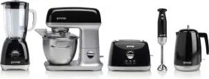 Электрочайник Gorenje 1.7л, Strix контроль, черный №5