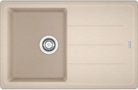 Мойка кухонная Franke Basis, фрагранит, прямоугольник, с крылом, 780х500х200мм, чаша – 1, накладная, BFG 611-78, Бежевый