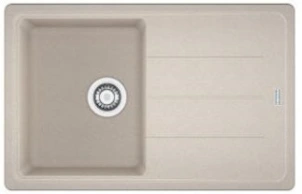 Мойка кухонная Franke Basis, фрагранит, прямоугольник, с крылом, 780х500х200мм, чаша - 1, накладная, BFG 611-78, сахара №2