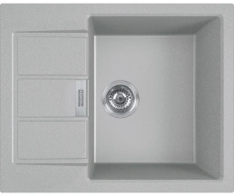 Кухонная мойка Franke Sirius 2.0, Тектонайт, прямоугольная, с крылом, 620х500х200, чаша-1, врезная, S2D 611-62, Серый