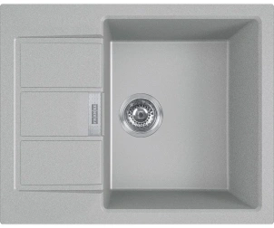 Кухонная мойка Franke Sirius 2.0, Тектонайт, прямоугольная, с крылом, 620х500х200, чаша-1, врезная, S2D 611-62, Серый №2