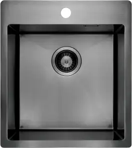 Набір для кухні Deante Olfato стальна мийка ZPO_D10A + зміш. BQO_D72M, титан №4