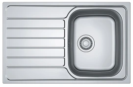 Мойка кухонная Franke Spark, нерж.Сталь, прямоугольник, с крылом, 790х500х160мм, чаша - 1, накладная, SKL 611-79, нерж декор
