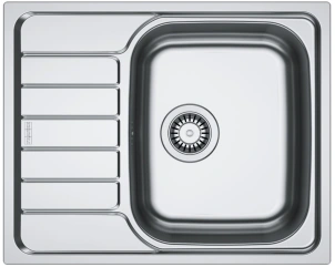 Мойка кухонная Franke Spark, нерж.Сталь, прямоугольник, с крылом, 620х500х160мм, чаша - 1, накладная, SKL 611-62, нерж декор №1