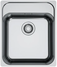 Мойка кухонная Franke Smart, нерж.Сталь, прямоугольник, без крыла, 430х510мм, чаша - 1, монтаж заподлицо, SRX 210-40 TL, нерж полиров.