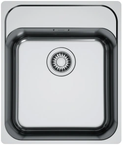 Мойка кухонная Franke Smart, нерж.Сталь, прямоугольник, без крыла, 430х510мм, чаша - 1, монтаж заподлицо, SRX 210-40 TL, нерж полиров. №1