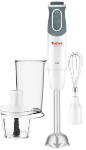 Блендер Tefal погружной Optichef 800Вт, 3в1, чаша-800мл, чоппер-500мл, турборежим, белый №1