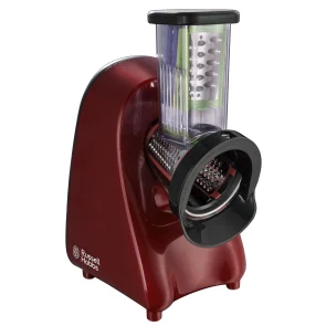 Мультирезка Russell Hobbs Desire Slice&Go, 200Вт, 3 насадки, корпус-пластик, красный №2