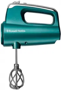 Миксер Russell Hobbs ручной Turquoise, 350Вт, насадки-4, турборежим, бирюзовый №3