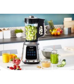 Блендер Tefal стаціонарний Ultrablend Vacuum Boost 1300Вт, чаша-2500мл, вакуумний, доп чаша 1400, сріблясто-чорний №4