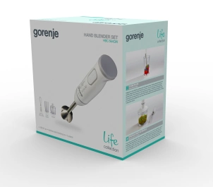Блендер Gorenje погружной 560Вт, 4в1, чаша-500мл, измельчитель, белый №5