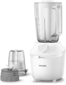 Блендер Philips стационарный 3000 series 450Вт, чаша-1900мл, чоппер, импульсный режим, белый №2
