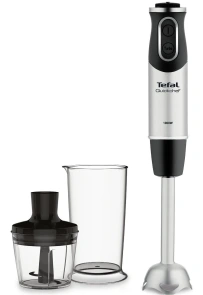 Блендер Tefal заглибний Quickchef 1000Вт, 2в1, чаша-500мл, чопер-500, нержав-чорний №2