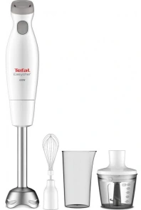 Блендер Tefal заглибний Easychef 450Вт, 3в1, чаша-800мл, чопер-500мл, турборежим, білий №1