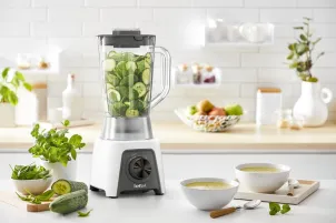 Блендер Tefal стационарный Blendeo Plus Mixer, 450Вт, чаша-1500мл, белый №8
