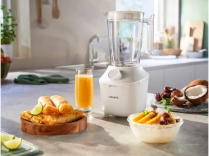 Блендер Philips стационарный 3000 series 450Вт, чаша-1900мл, чоппер, импульсный режим, белый №8