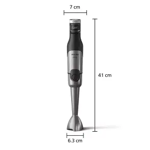 Блендер Philips погружной Series 5000, 1200Вт, 5в1, чоппер, терки, черный №4