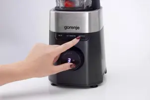 Блендер Gorenje стационарный 1000Вт, чаша-1500мл, стекло, черный №6
