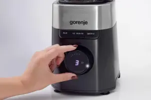 Блендер Gorenje стационарный 1000Вт, чаша-1500мл, стекло, черный №7