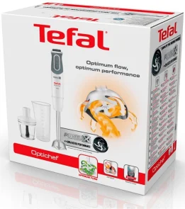 Блендер Tefal погружной Optichef 800Вт, 3в1, чаша-800мл, чоппер-500мл, турборежим, белый №8
