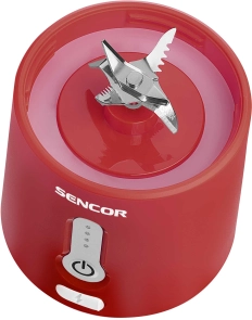 Блендер Sencor портативный для смузи 150Вт, чаша-500мл, USB-C, бело-красный №6