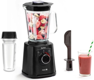 Блендер Tefal стаціонарний Perfectmix+ 1200Вт, чаша-2000мл, ємність для смузі, скло, чорний №3