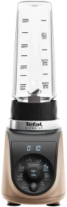 Блендер Tefal стаціонарний Blend UP, 1000Вт, чаша-700мл, тритан, чорно-золотистий №1