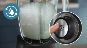 Блендер PHILIPS стационарный Series 5000, 1200Вт, чаша-2000мл, стекло, стакан в комплекте, черный №4