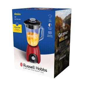 Блендер Russell Hobbs стационарный Desire Red, 650Вт, чаша-1500мл, красный №9