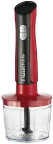 Блендер Russell Hobbs погружной Desire Red, 500Вт, чаша-500мл, венчик, мини-изд., красный №1