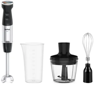 Блендер Tefal заглибний Quickchef+ 1000Вт, 3в1, чаша-800мл, чопер-500мл, турборежим, сріблясто-чорний №2